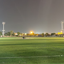 Aerial View Cricket Stadium